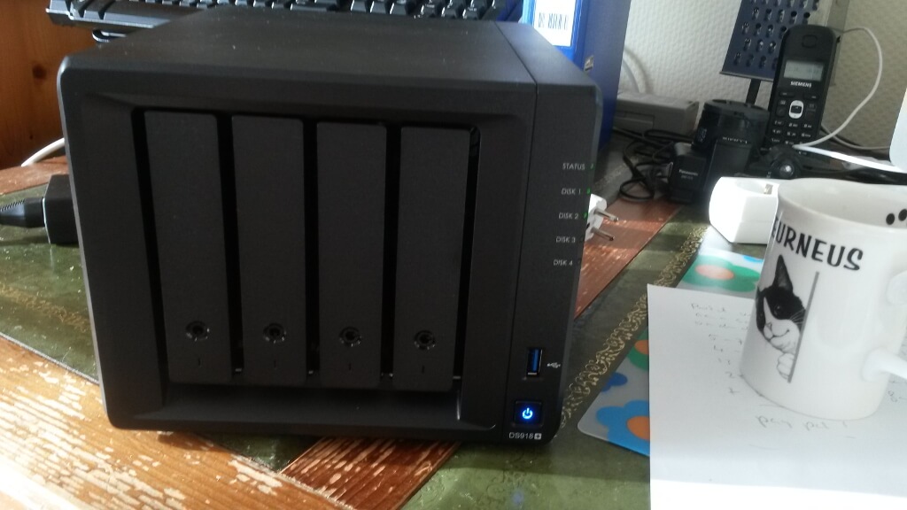 Synology DS-918+ in test.
